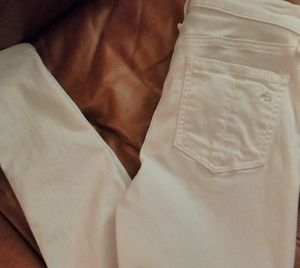 NEW Rag & Bone Bright White Capri Stretch Jean